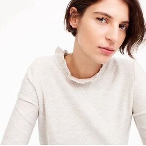 J.Crew Ruffle Neck Pullover Sweater